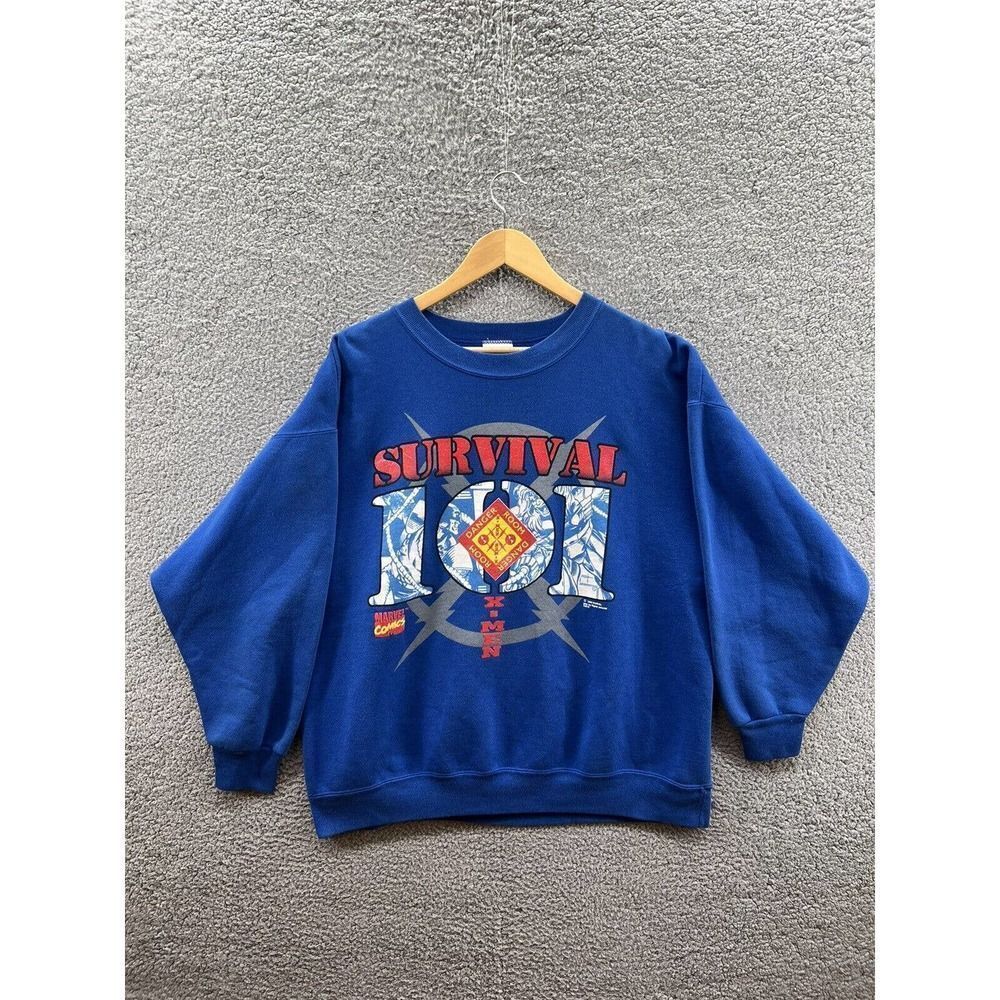 Saturday’s Hero Vintage 1993 Marvel Danger Room X-men Crewneck Sweatshirt Sz. XL